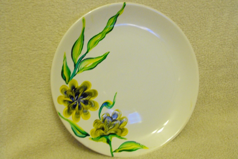 Лято керамика ръчно рисувани чинии